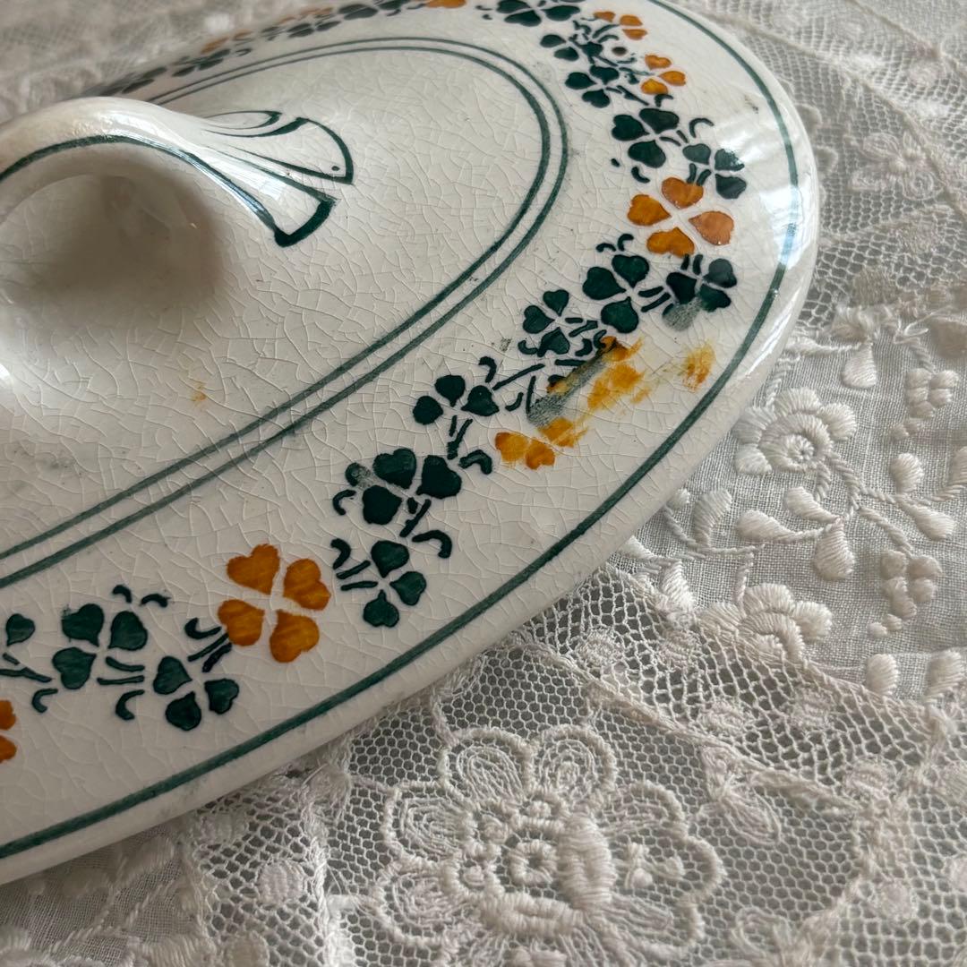 リュネビル Luneville クローバー柄 レギュミエ スーピエール