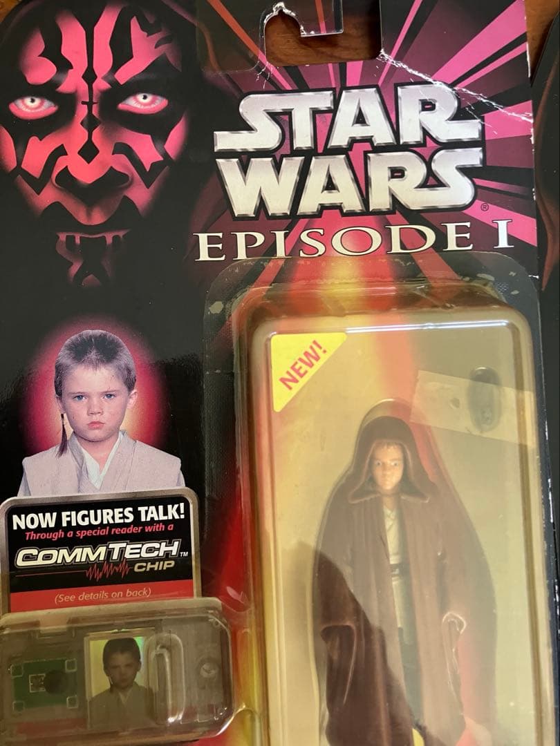 未使用品　スターウォーズ エピソード1 コムテックリーダー&フィギュア　セット