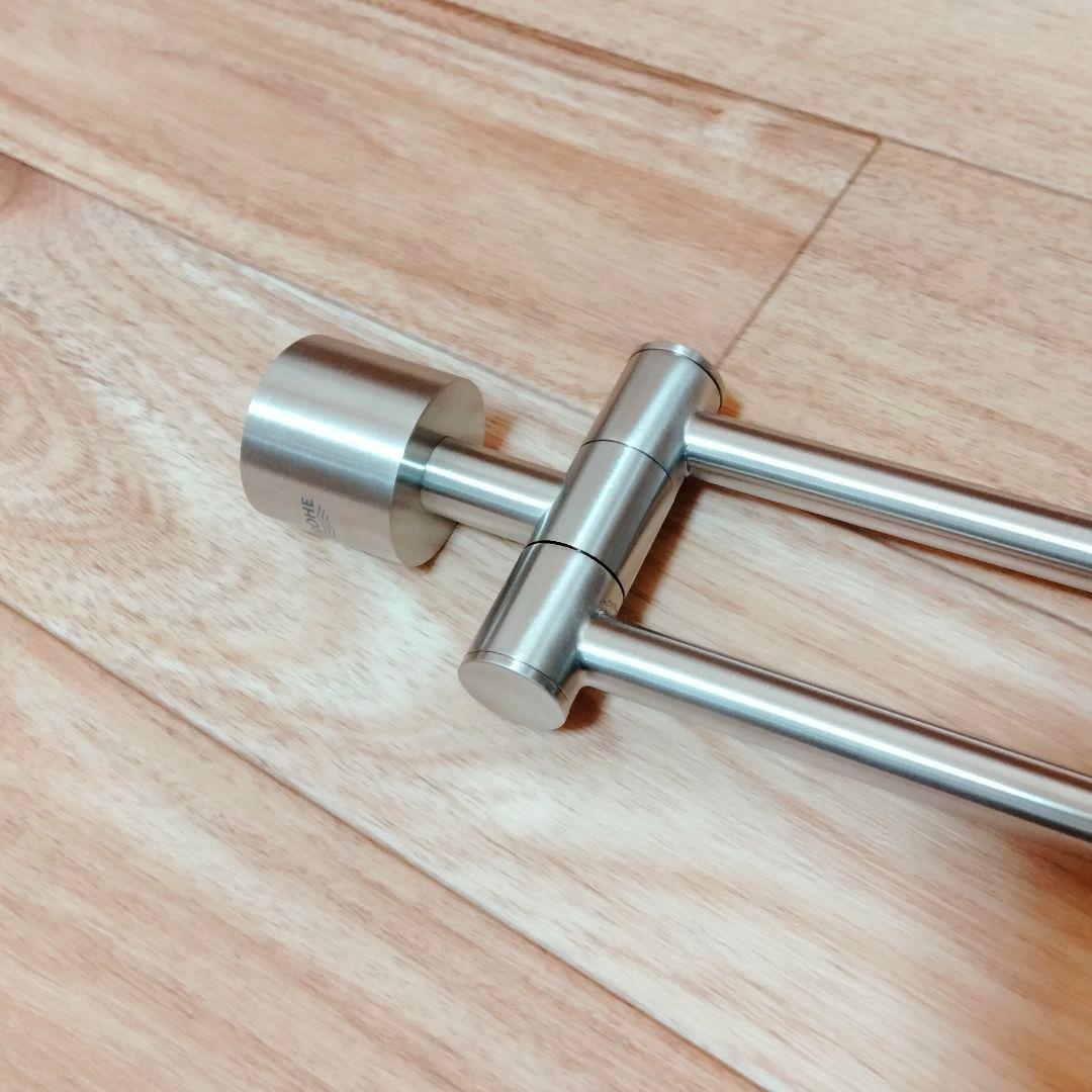 GROHE アトリオ ダブルタオルバー グローエ ブラッシュドニッケル 4030