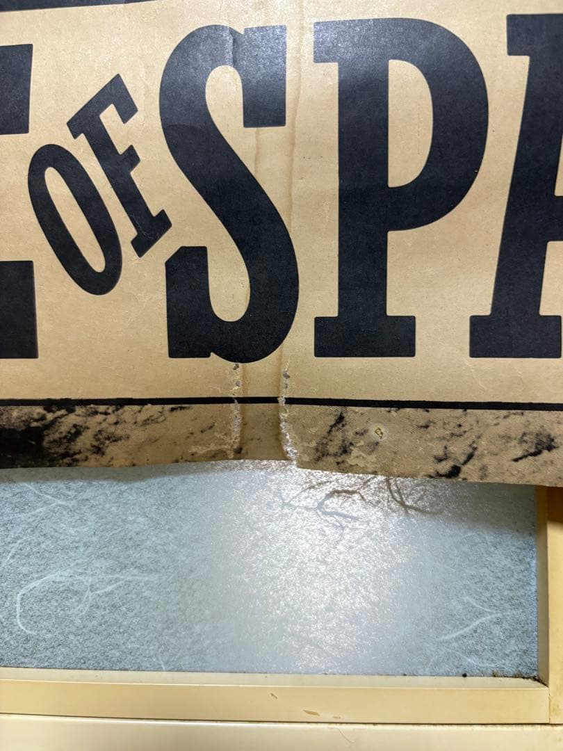 ヴィンテージ　Motörhead ポスター 2種類　1つはアルミコーティング