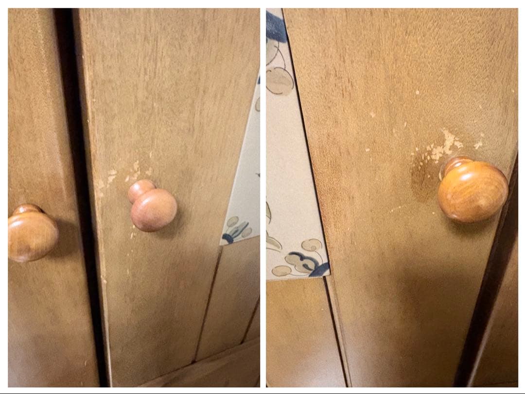 引越し処分 1/25まで｜スパニッシュ調 アンティーク タンスB 大型家具