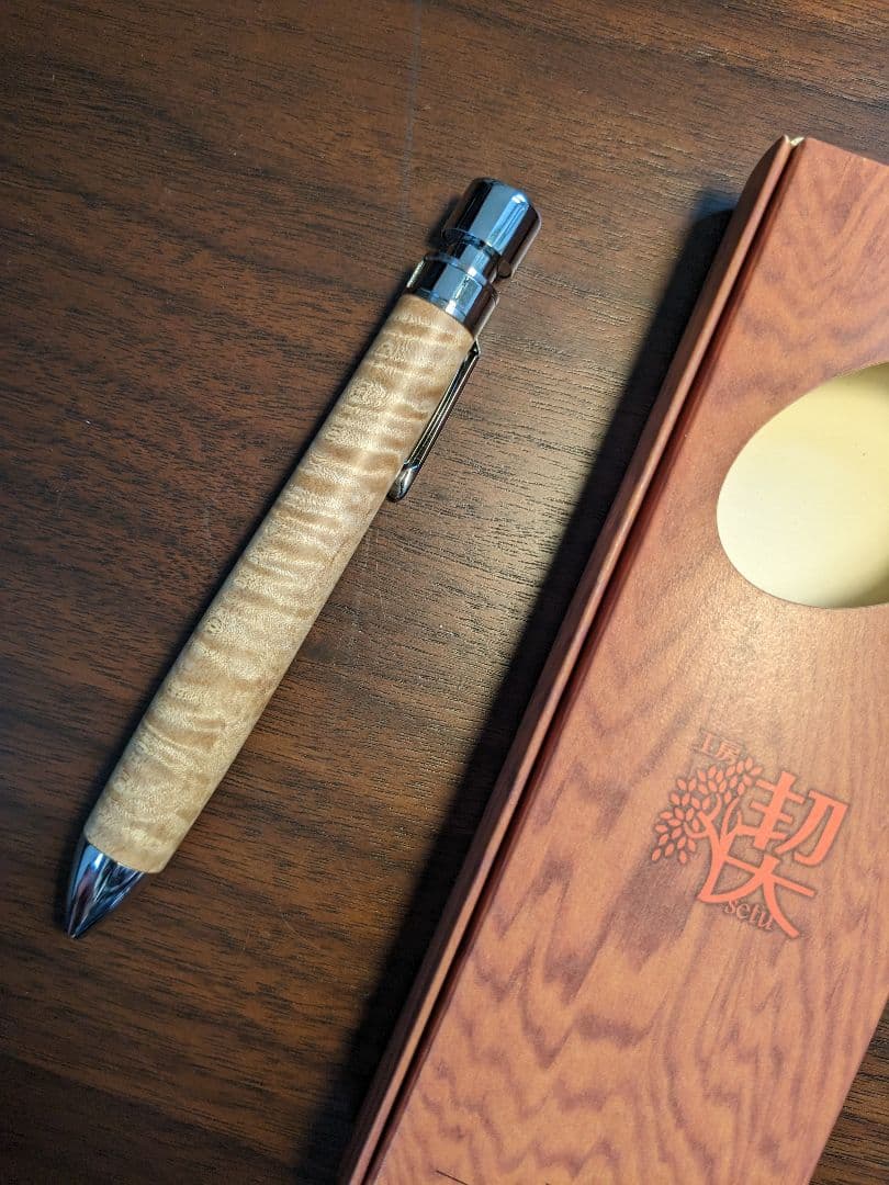 工房楔　楓ちぢみカーリー渦杢　グラッソ（個展限定杢）