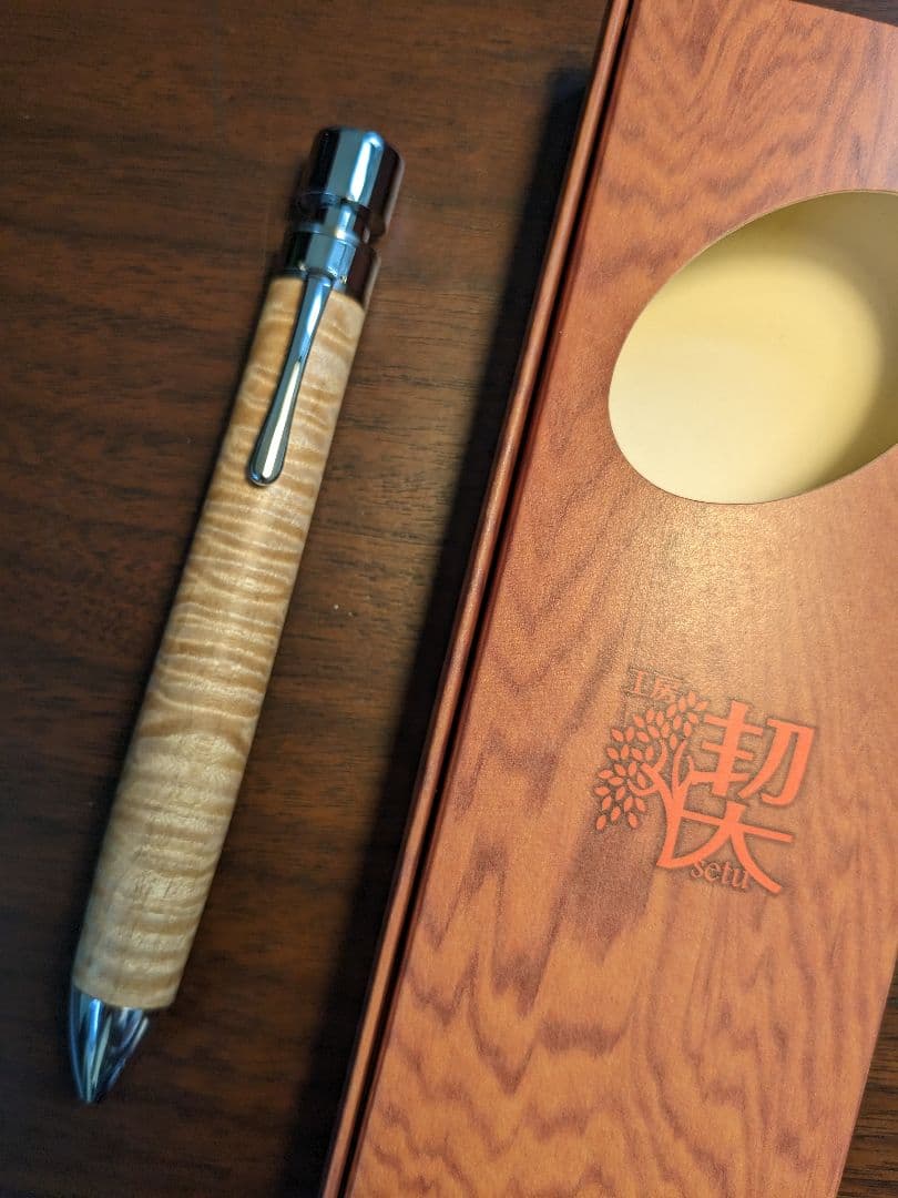 工房楔　楓ちぢみカーリー渦杢　グラッソ（個展限定杢）