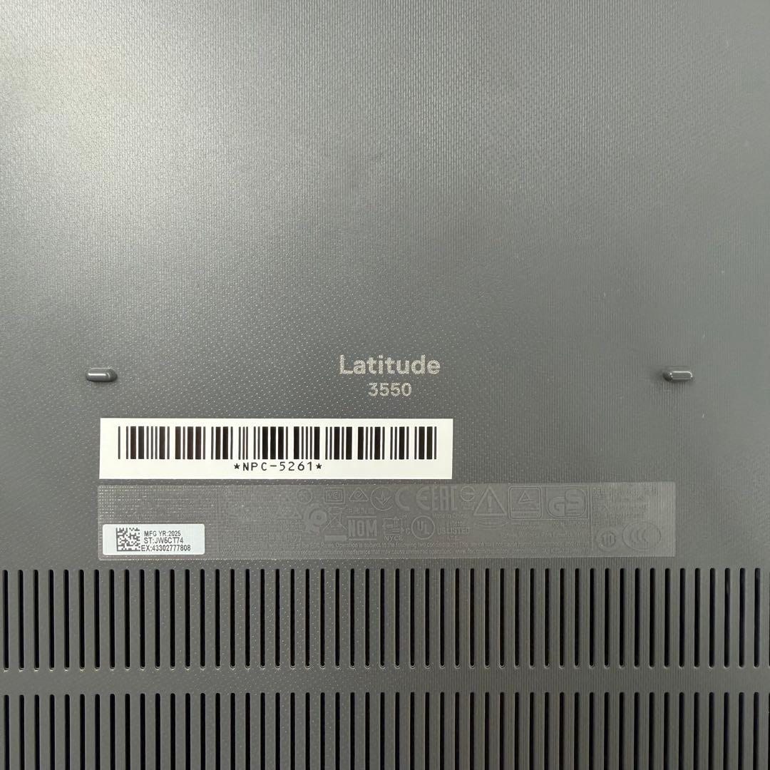 新品DellLatitude3550 15.6ノートPC・i5・16GB・512