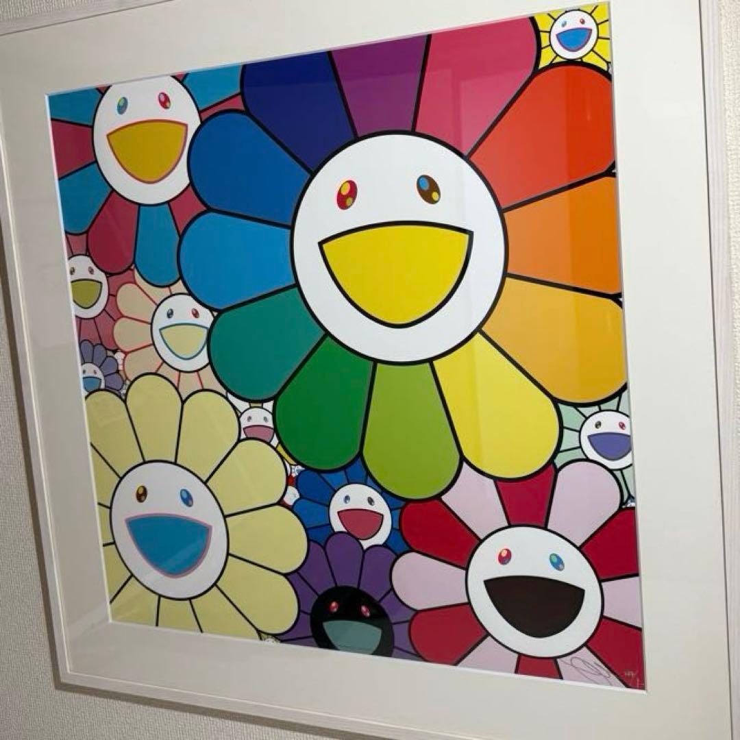 kaikaikiki 村上隆【Lot ofFlowers】シルクスクリーン　額装