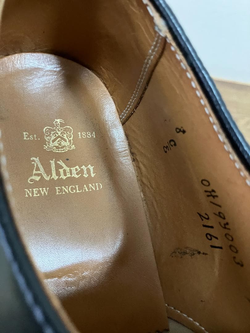 ALDEN　オールデン　2161　ブラックコードバン　8E