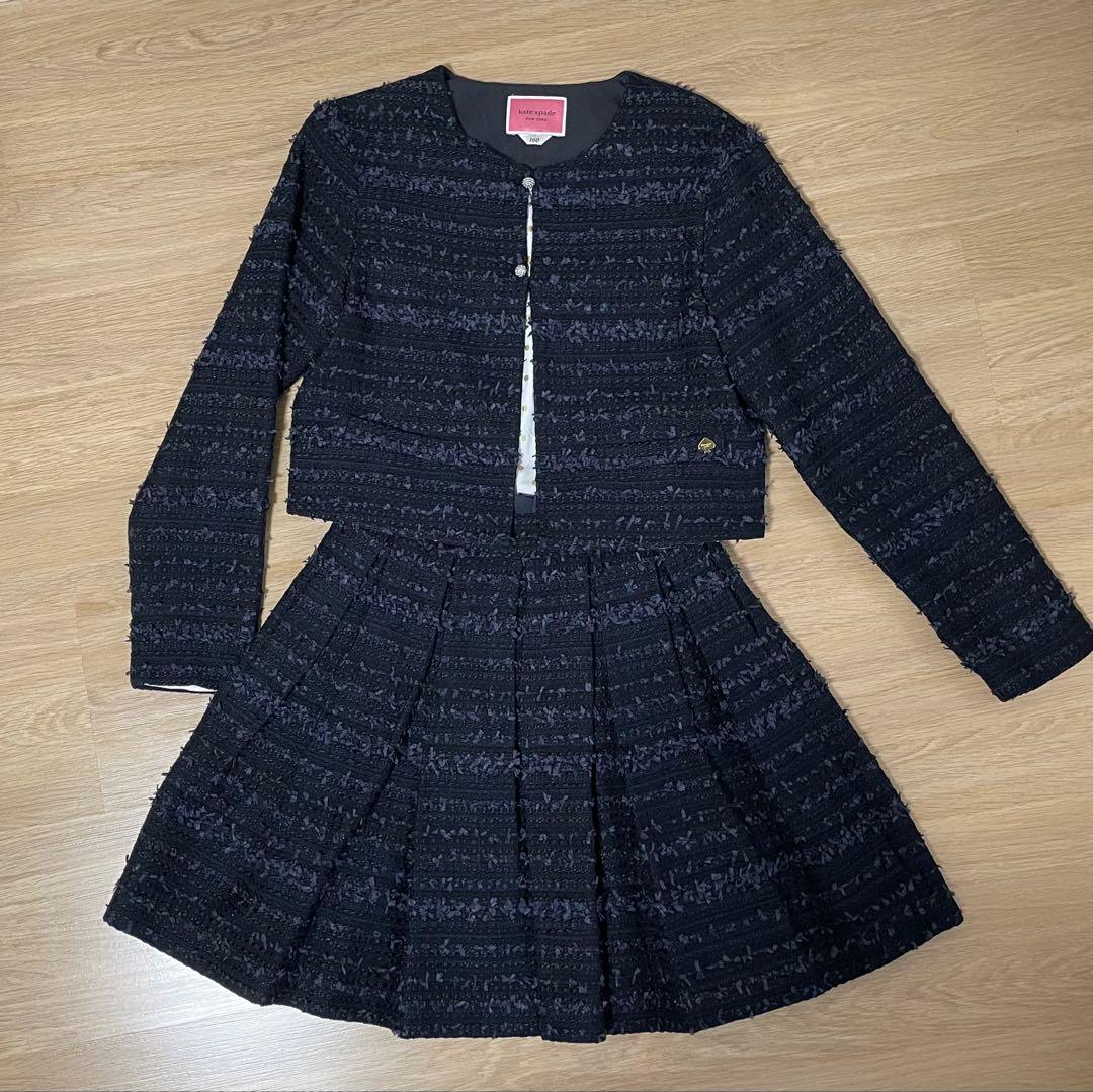 プ*y様 ケイトスペード 160 美品　卒業式　発表会　フォーマル　セットアップ