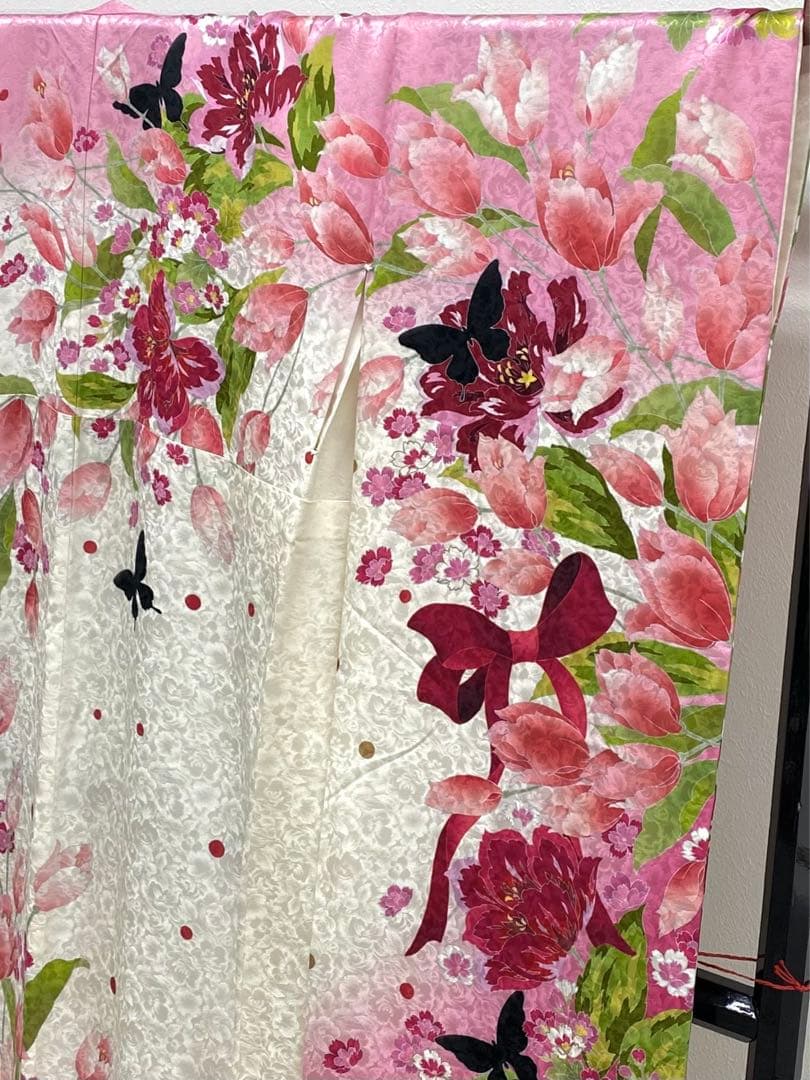 振袖 豪華 平子理沙×Lako Kula チューリップ 身丈167cm 撥水加工