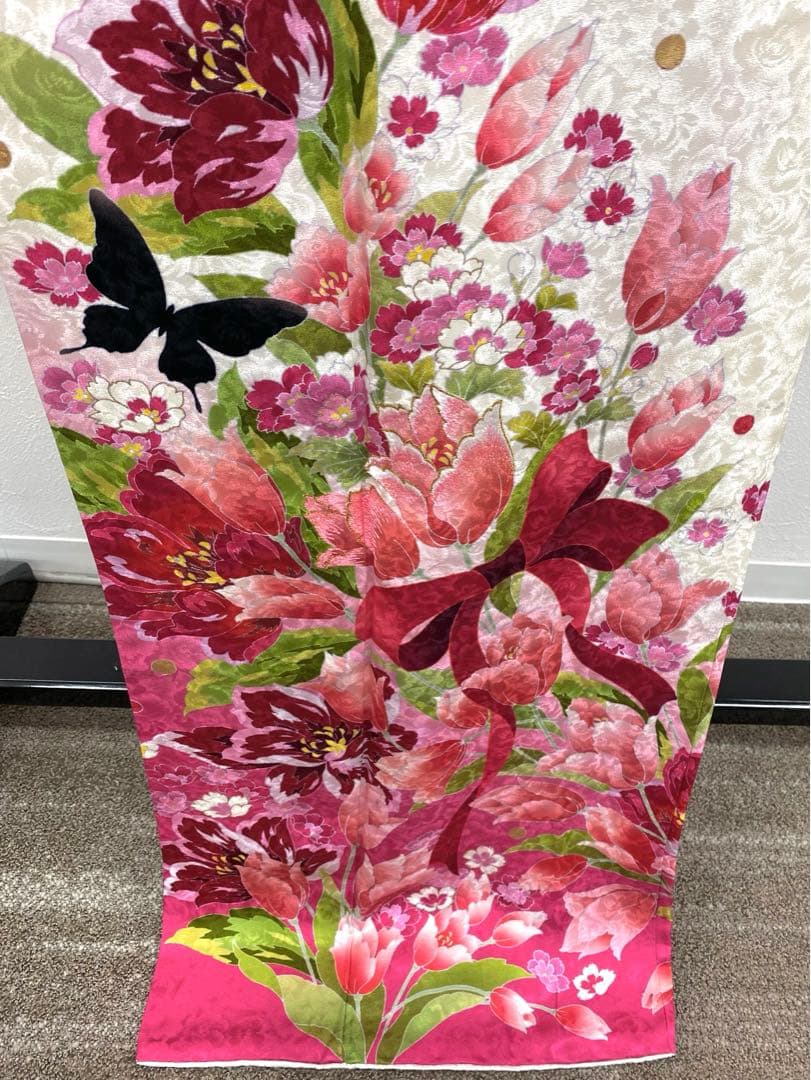 振袖 豪華 平子理沙×Lako Kula チューリップ 身丈167cm 撥水加工