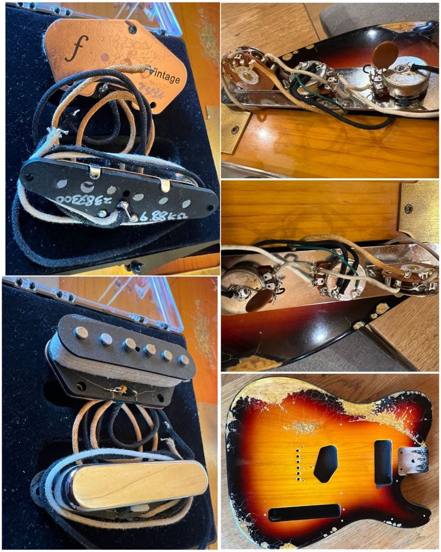 ハードレリック’57テレキャスタータイプ アルニコPU クラシックサンバースト