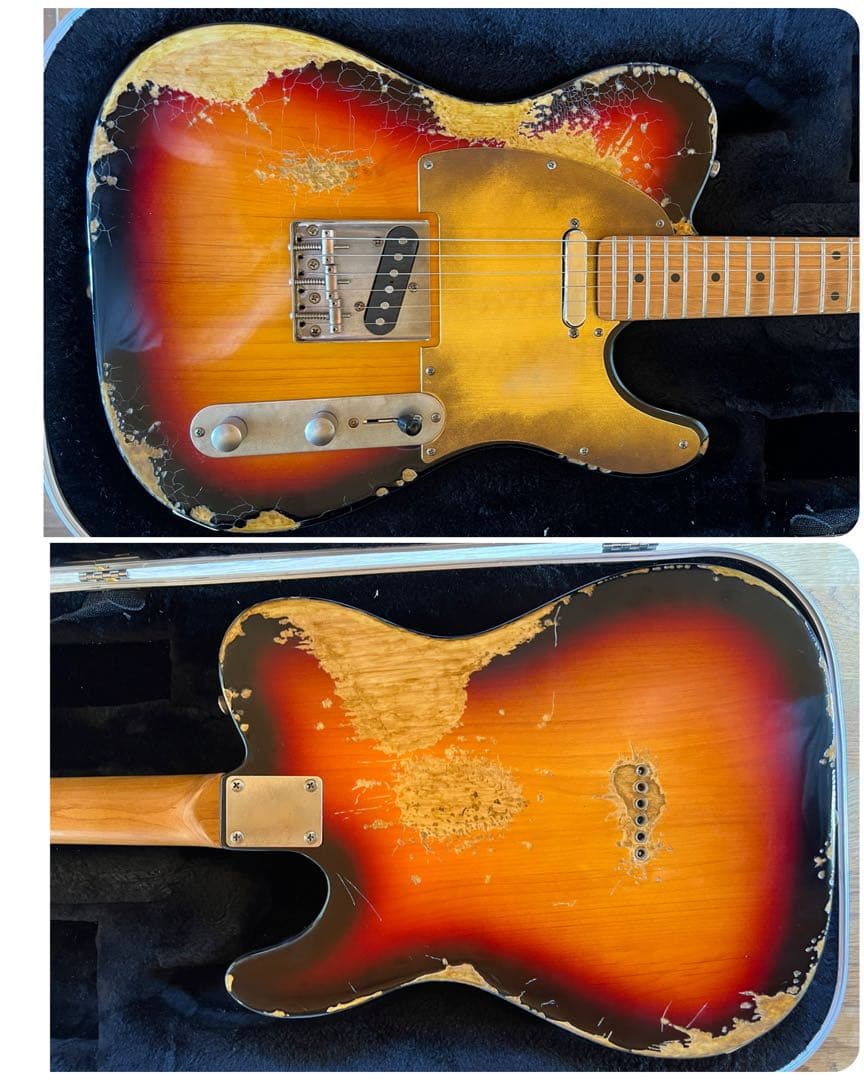 ハードレリック’57テレキャスタータイプ アルニコPU クラシックサンバースト