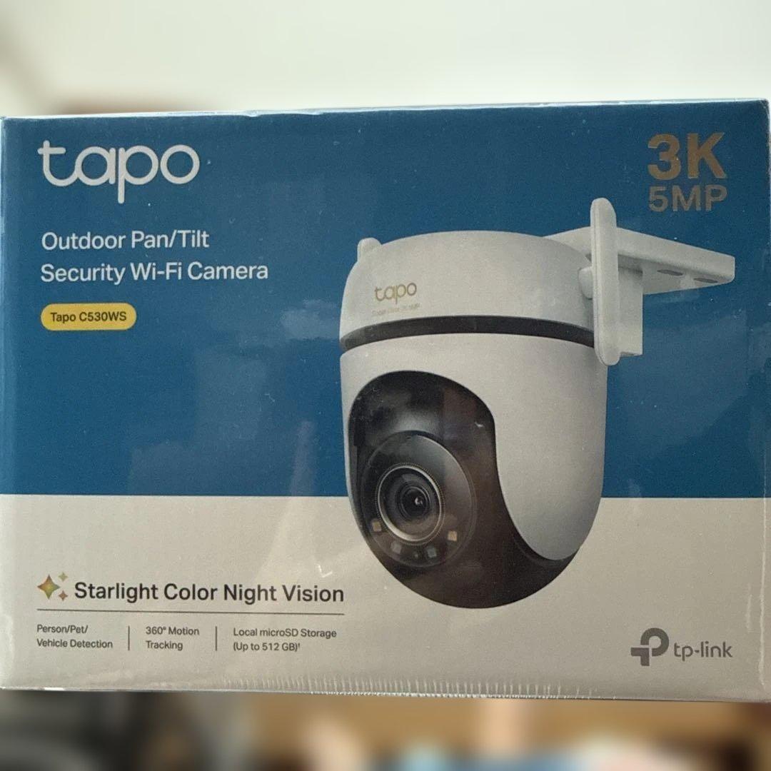 【未開封】tapo C350WS 3K 5MP 360° IP66防犯カメラ