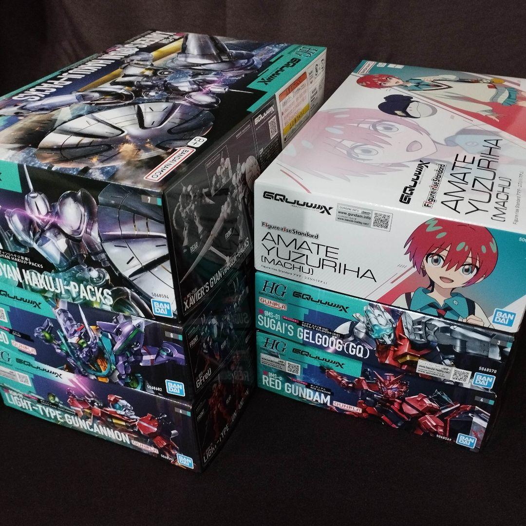 ガンプラ6点【ギャン/GFreD/軽キャノン/ゲルググ/赤いガンダム/マチュ】