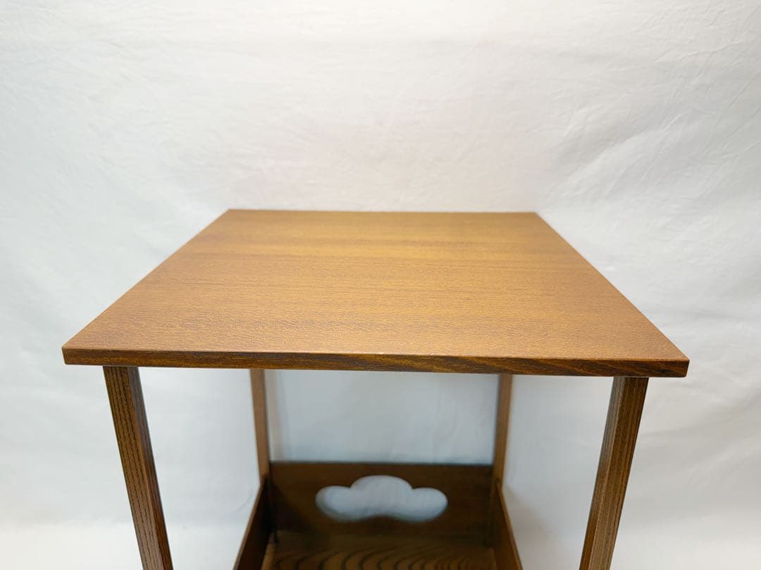 ほぼ未使用 茶道具 松スリ漆 常盤棚 煎茶棚 組み立式 元箱