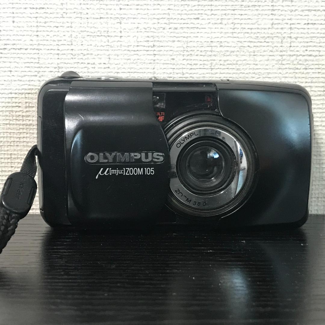 中古 OLYMPUS μ[mju:] ZOOM 105 フィルムカメラ