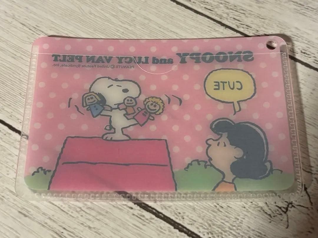 a*n様 スヌーピー診察券ケース約6.2×9.3cm