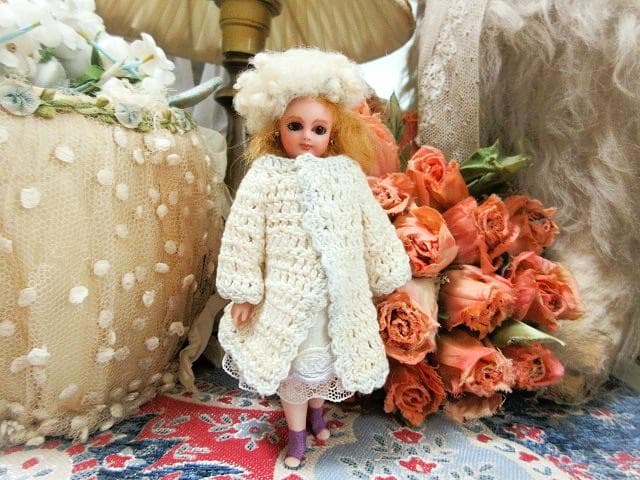 ヴィンテージ　ミニョネット　ビスクドール　アーティスト　☆　キャシーハンセン女史