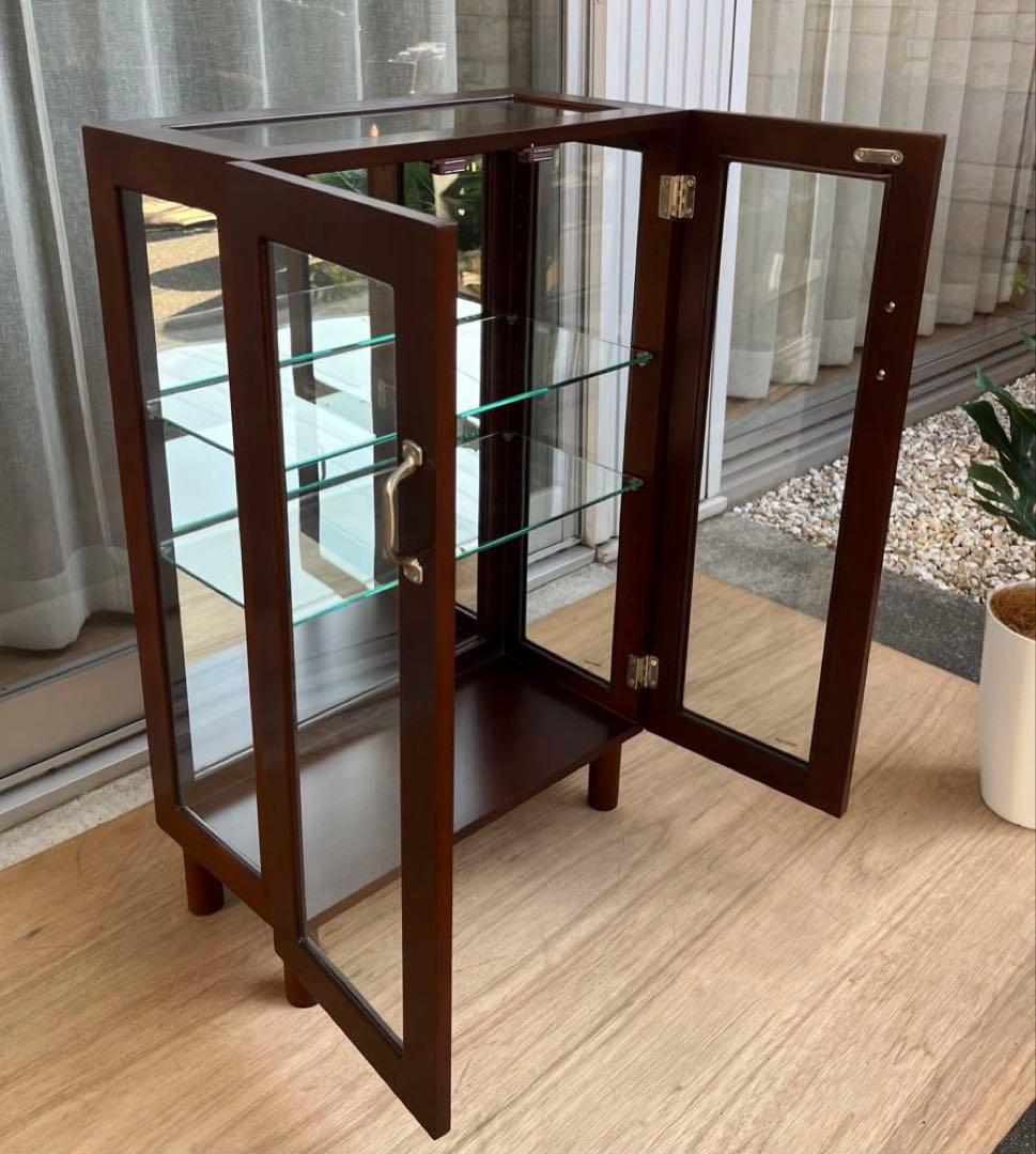 モダン　ショーケース　飾り棚　ガラスケース　キュリオケース　コレクションケース