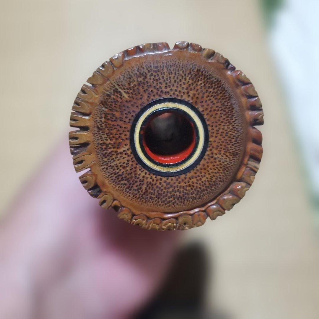 尺八 琵琶流 竹楽人工房製　八寸管