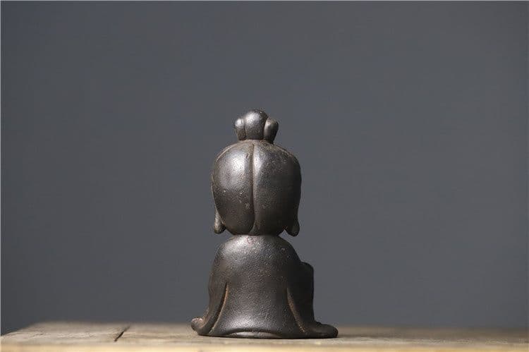 鉄器 鉄仏 観音菩薩仏像 阿弥陀仏 茶室禅意 置物 仏堂供養 装飾品 工芸品