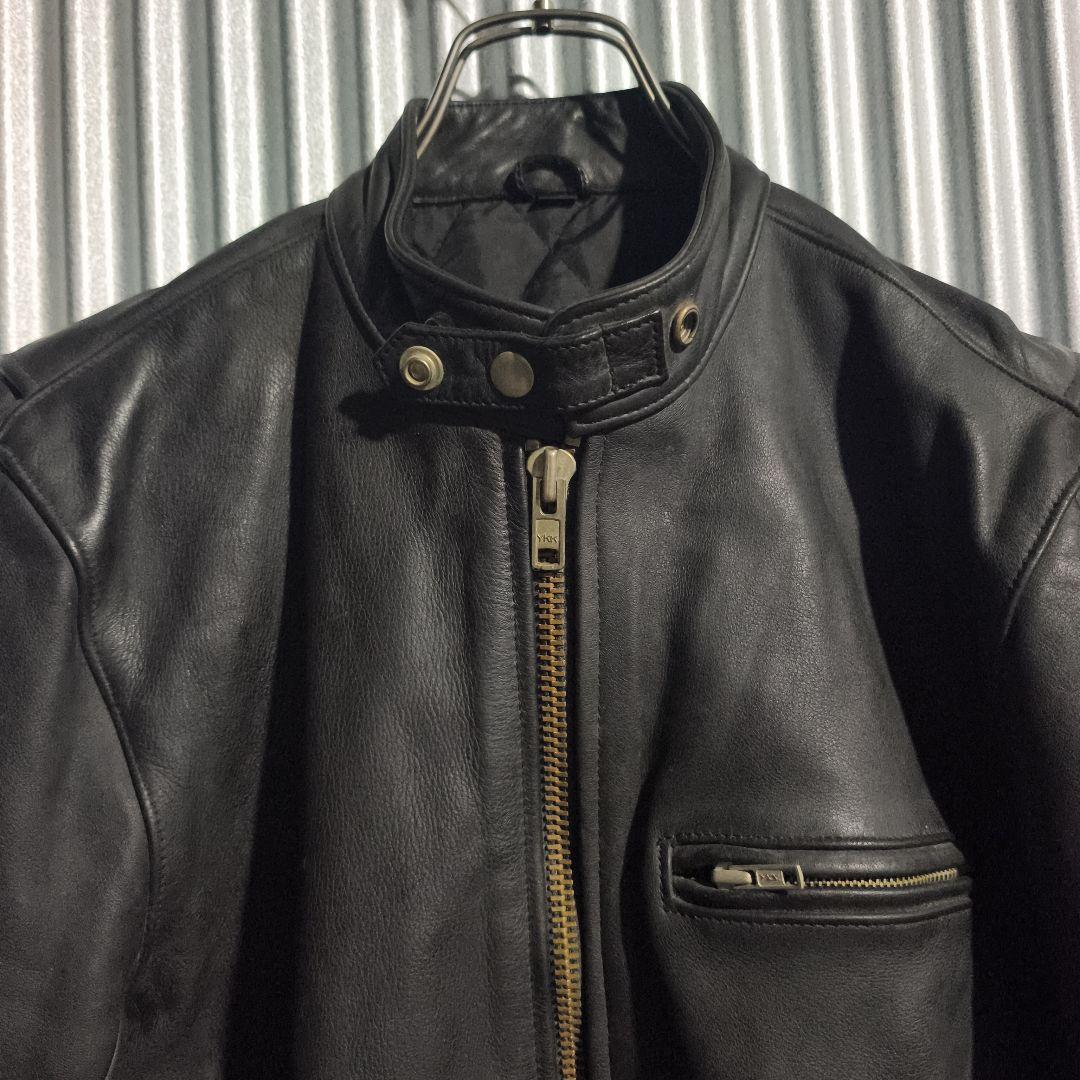 FREEDOM シングルライダース レザージャケット 42 ステアハイド 本革