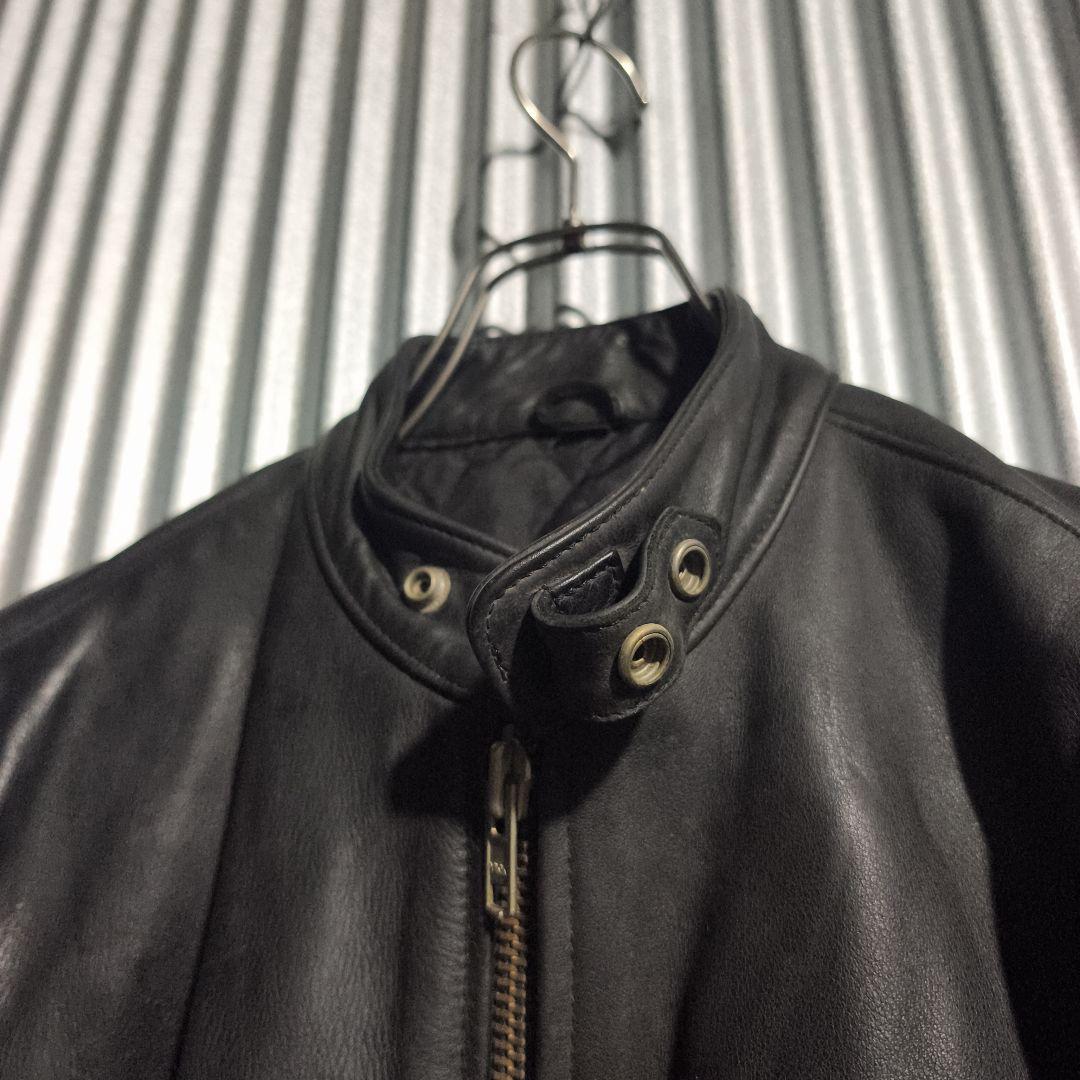 FREEDOM シングルライダース レザージャケット 42 ステアハイド 本革