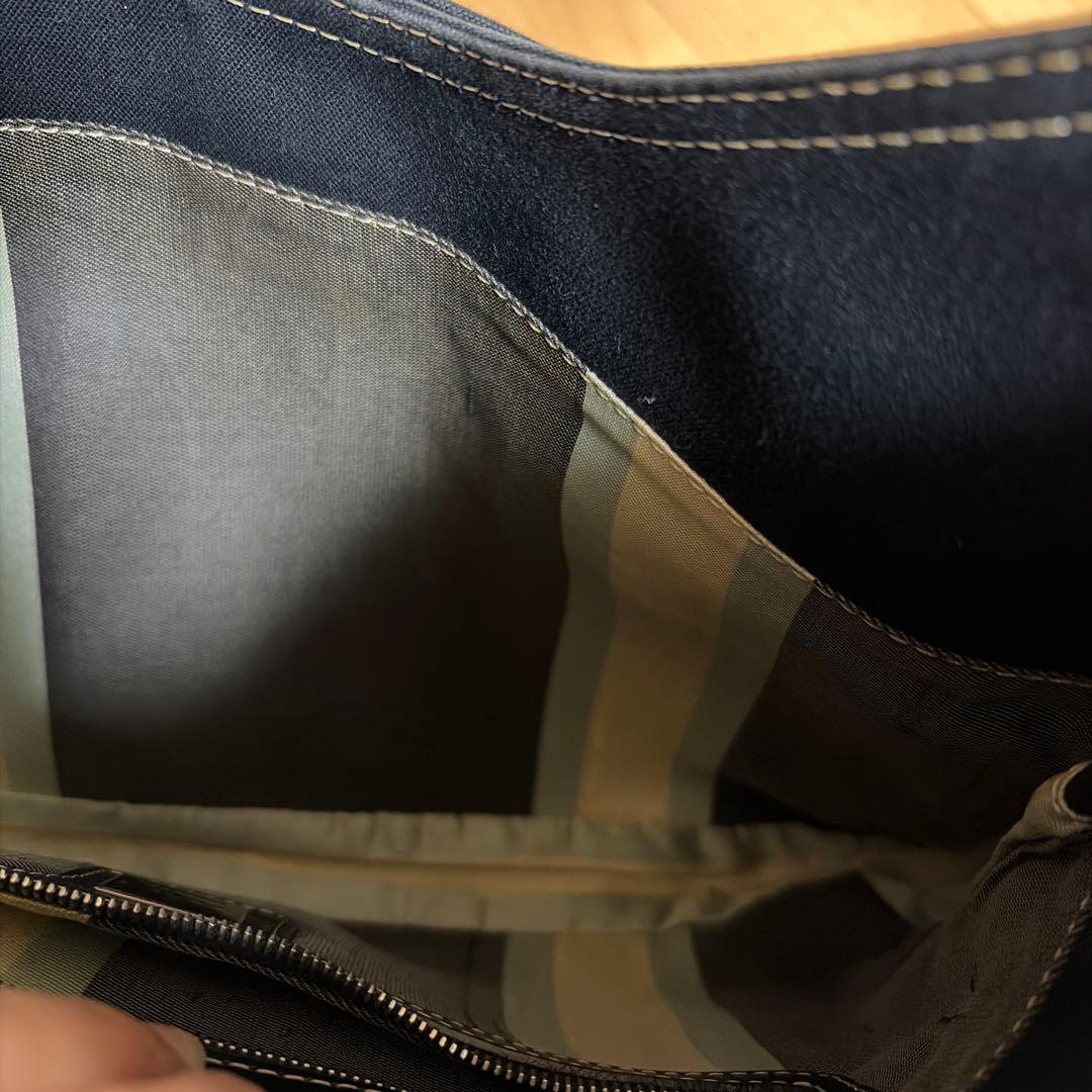 FENDI フェンディ マンマバケット マーブル デニム ショルダーバック 希少