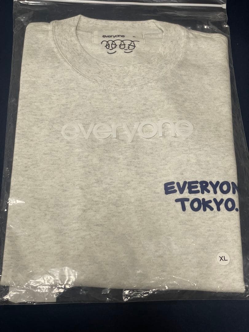 everyone j.30000 logo ss tee ASH XLサイズ