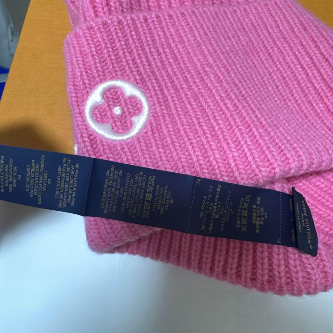 ルイ・ヴィトン ピンク ニット帽