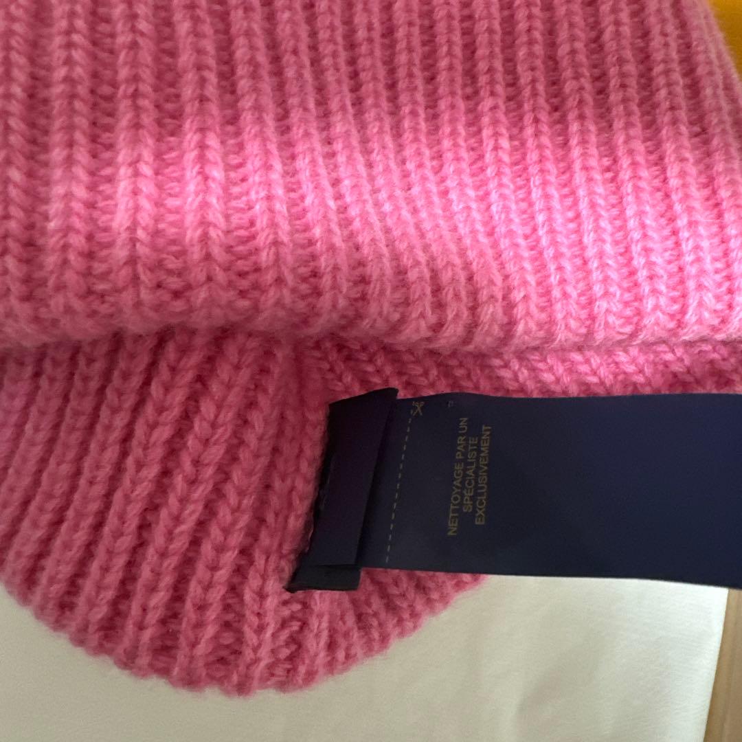 ルイ・ヴィトン ピンク ニット帽