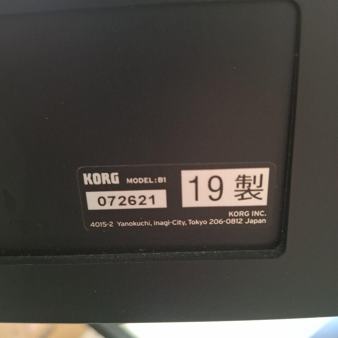 【状態良好】KORG デジタルピアノ B1 ブラック