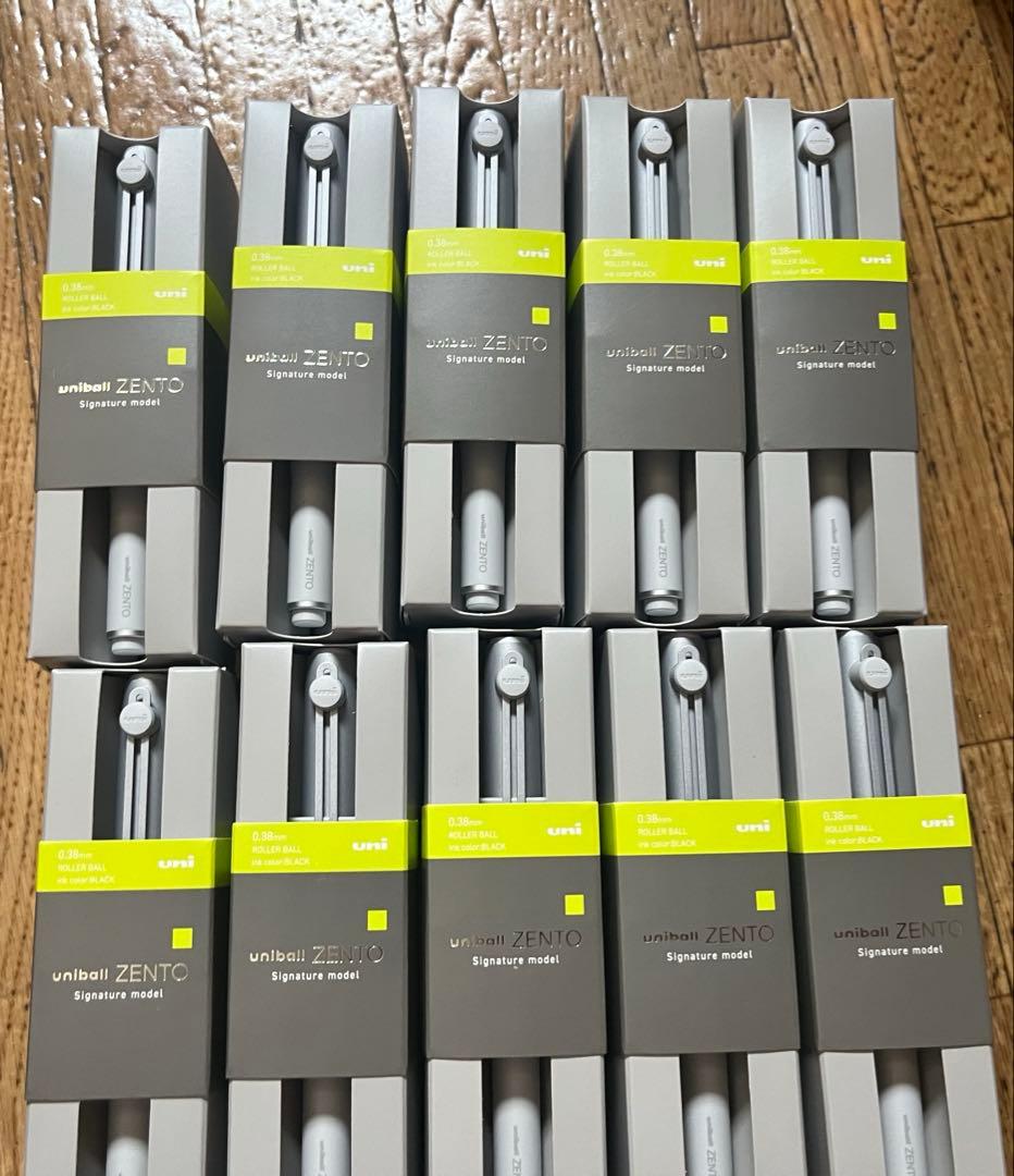 三菱鉛筆 ユニボールゼント シグニチャーモデル シルバー 10個セット 新品