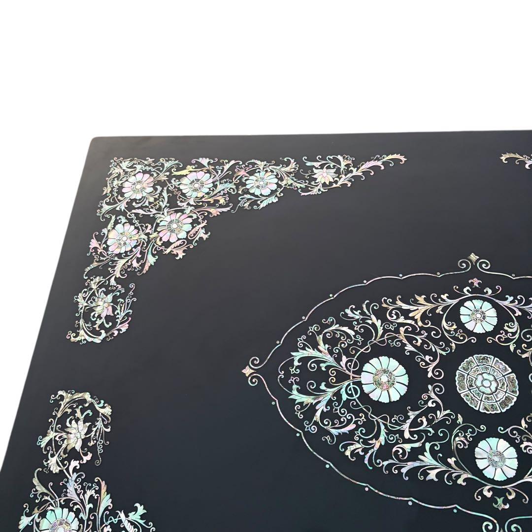 美品 最高級 螺鈿細工 座卓 座敷机 ローテーブル リビングテーブル 中国 韓国