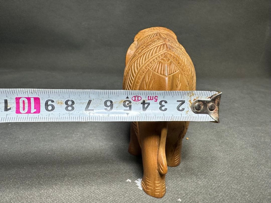 インド　白檀　象　木彫り　骨董 木像　木製　仏教　密教　置物　アンティーク