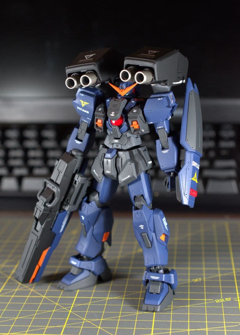 HG ヴァーチェ　ガンダムMkⅡ ミキシング全塗装　塗装済み　完成品