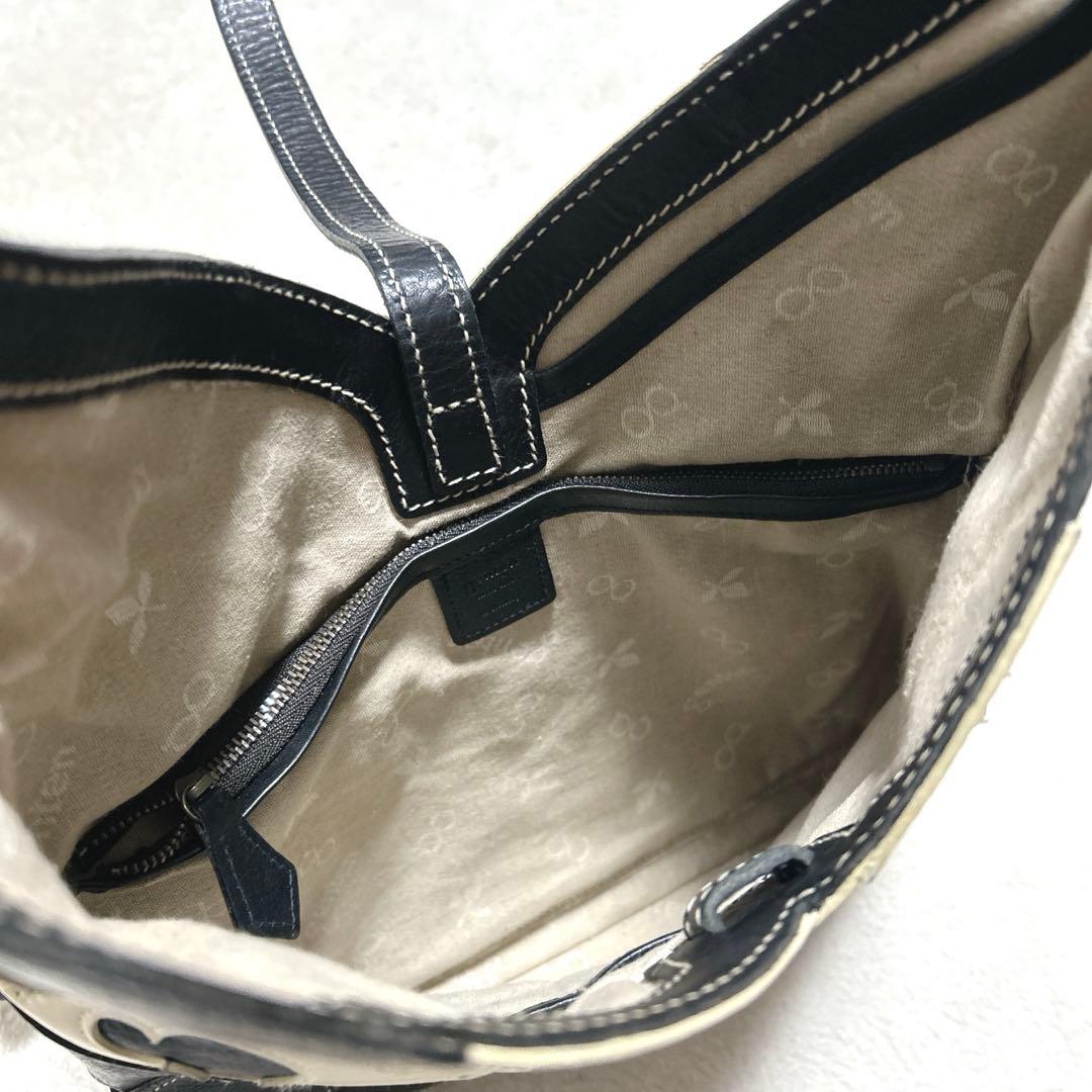 genten サスティナブルカットワーク 限定ミッキーマウス ショルダーバッグ