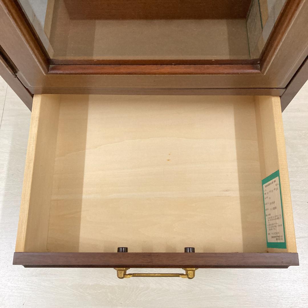 【マルニ】コーナーキャビネット　サイドキャビネット　飾り棚　地中海　A