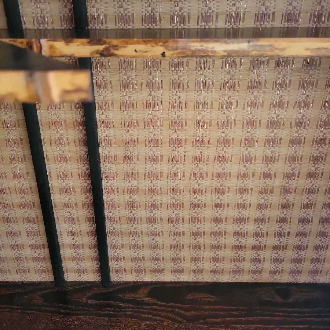 【昭和レトロ】茶箪笥 飾り彫り ガラス収納 アンティーク