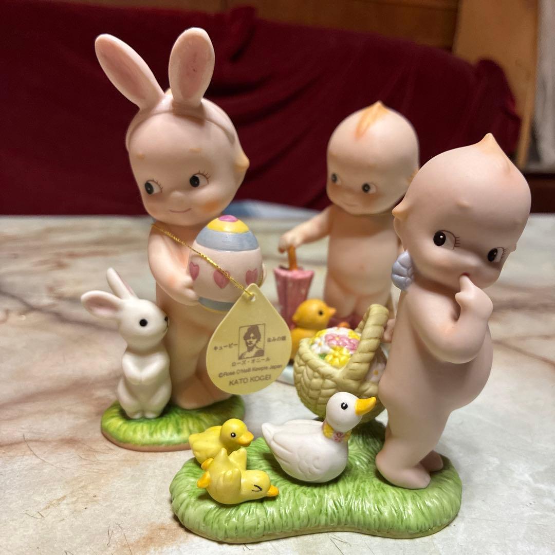 加藤工芸　陶器　キューピー　3体セット