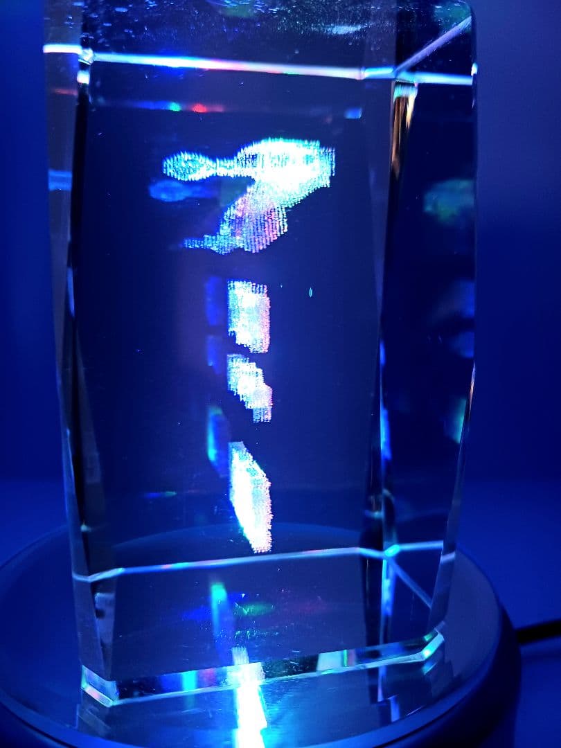 希少 スタートレック クリンゴン バード・オブ・プレイ 3Dクリスタル