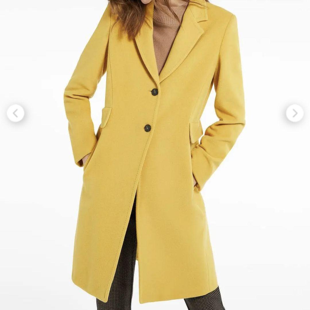 現行タグ 高級 マレーラ マックスマーラ カシミヤブレンドチェスターコート 40