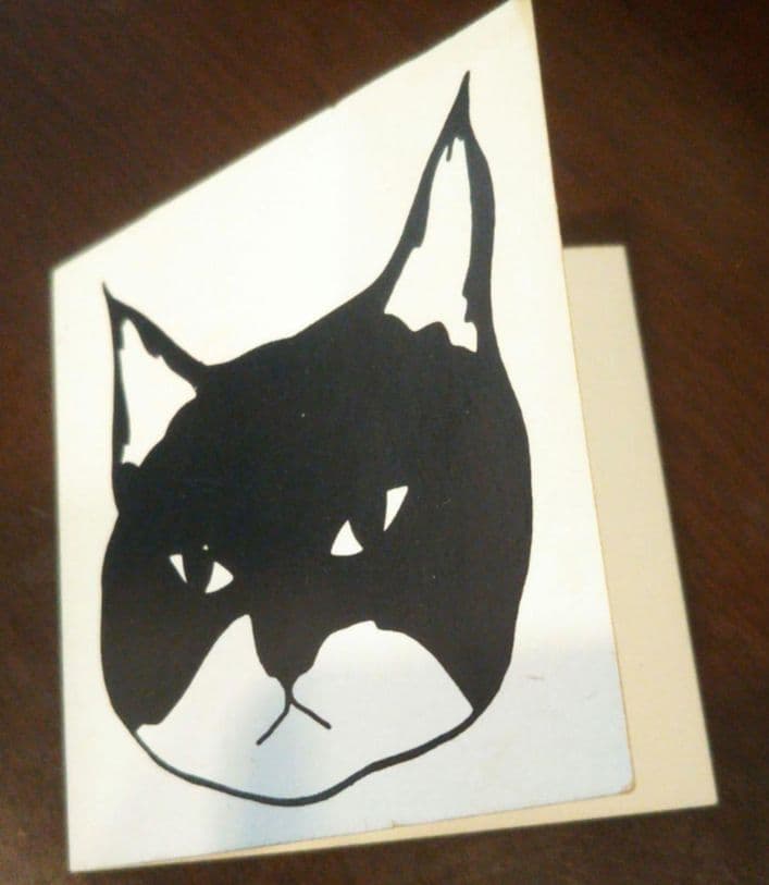 １点モノ猫アンティーク ブローチ トルコ石/シルバー/ N.Y.から