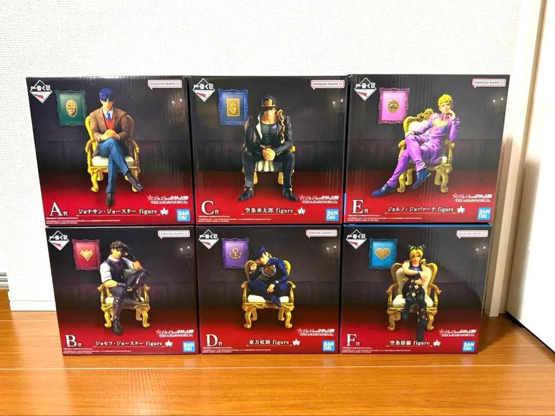JOJO WORLD ジョジョの奇妙な冒険 一番くじ フィギュア フルコン ６体