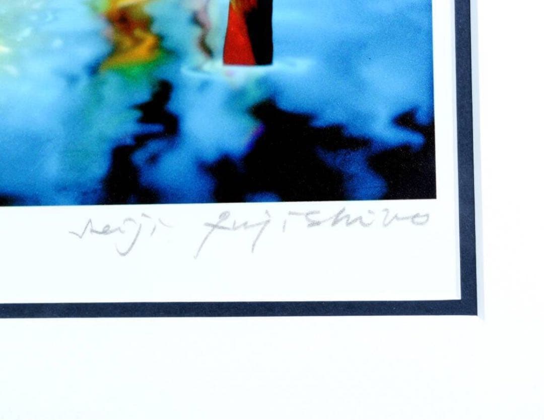 藤城清治 「蛍の線香花火」 シルクスクリーン 直筆サイン