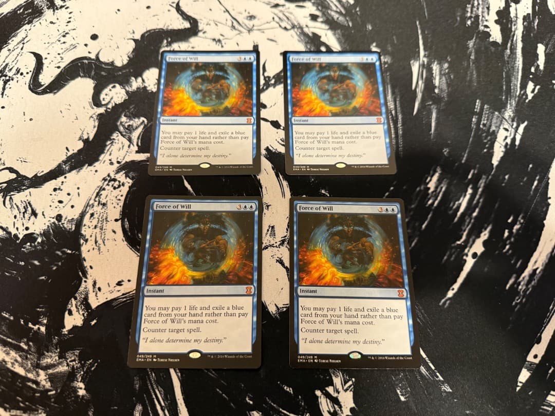 【うぐ】意志の力　4枚　英語　MTG