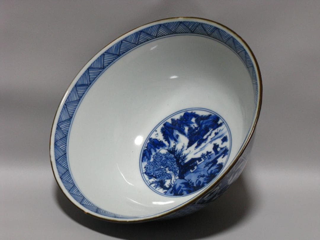 西村徳泉 作『染付 祥瑞 鉢』箱無 菓子鉢 検 人間国宝 楠部彌弌 楠部弥一