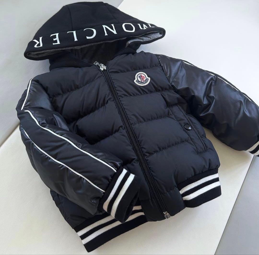 ✨極美品✨【モンクレール】ベビー　キッズ　ダウン 80cm ハンガー・カバー付