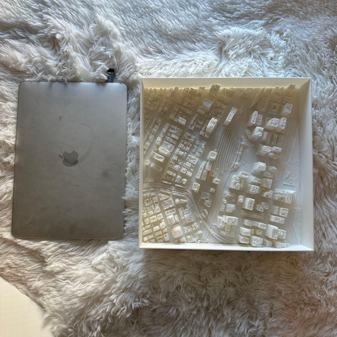 ★5千円値下中！東京駅周辺ビッグサイズ★精密都市模型 1/5000 3Dプリンタ