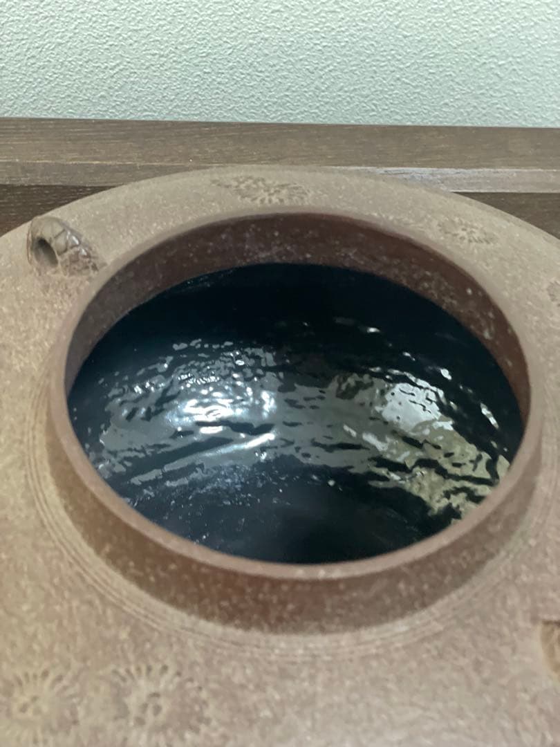 釜師 佐藤浄清造』『唐松地紋 肩衝釜共箱』茶道具鉄 茶釜