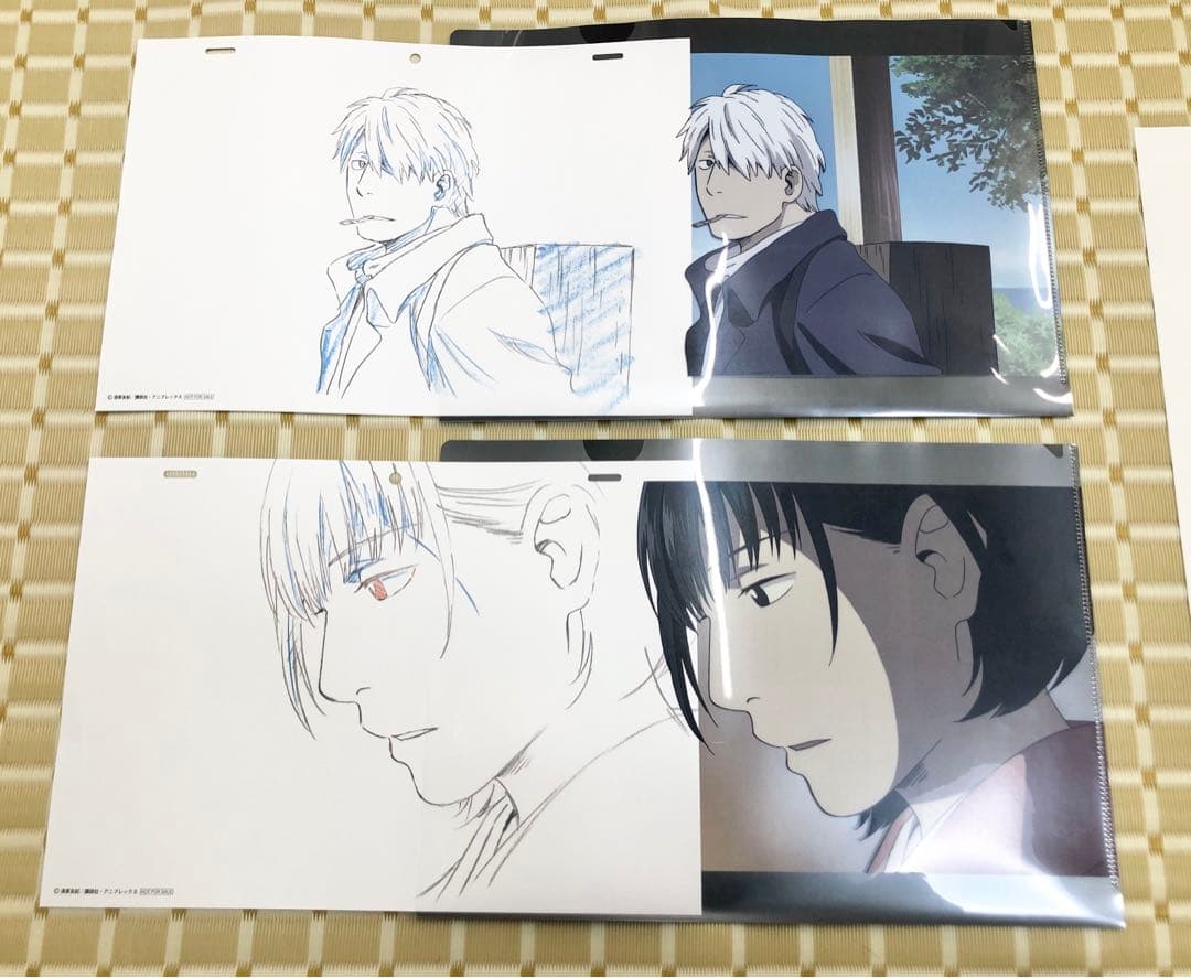 【当選品】蟲師 特別篇 日蝕む翳 セル画風 クリアファイルセット